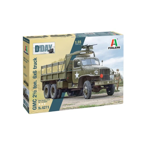 GMC 2,5 Ton. 6x6 TRUCK D-DAY 80th ANNIVERSARY KIT 1:35 Italeri Kit Mezzi Militar - Photo 3/3