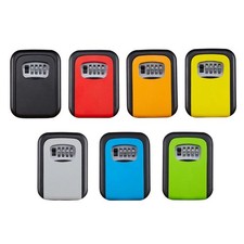 Key Storage Lock Box 4-Digit Combination Lockbox Wall Mount