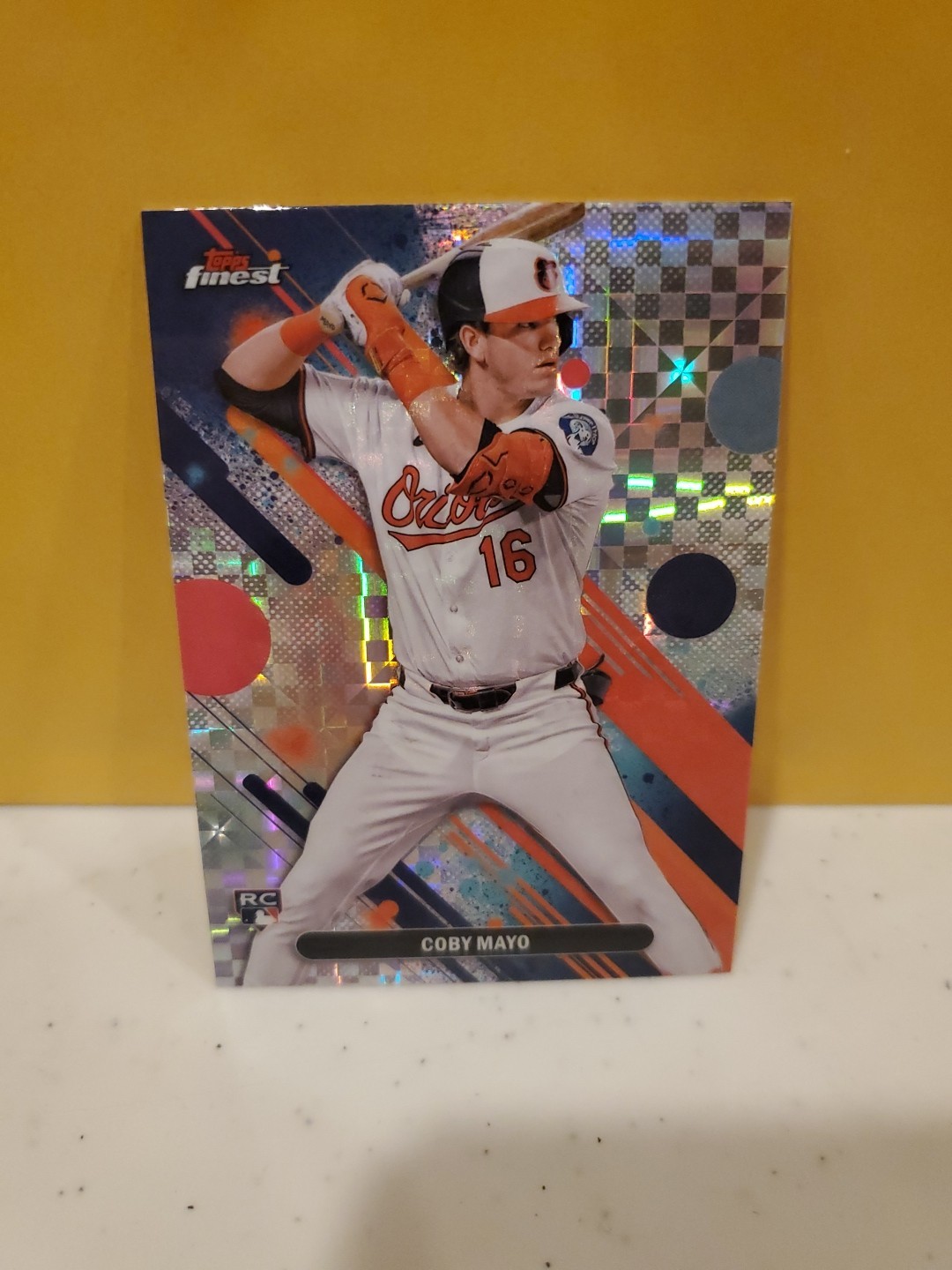 Coby Mayo 2025 Topps Finest Checkerboard Rookie #26 RC Orioles