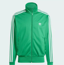 adidas Classics Firebird Track Jacket With GREEN/WHITE - JD0138