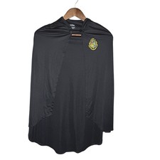 Harry Potter Hogwarts Crest Hooded Cape Black Cosplay Costume OSFA RN115665