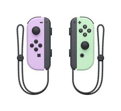 Nintendo Switch Joy-Con 2er-Set | Pastell-Lila und Pastell-Grün | SEHR GUT