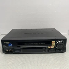 Sharp VC-H986 VHS VCR 4-Head Hi-Fi Stereo Super Picture 19 Micron Heads TESTED