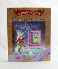 SEALED 1987 King's Quest II 2 Romancing the Throne Sierra Big Box PC AMIGA