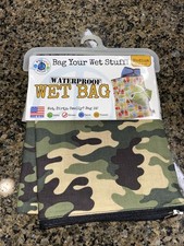 Planet Wise Waterproof Wet Bag Camo Medium - New