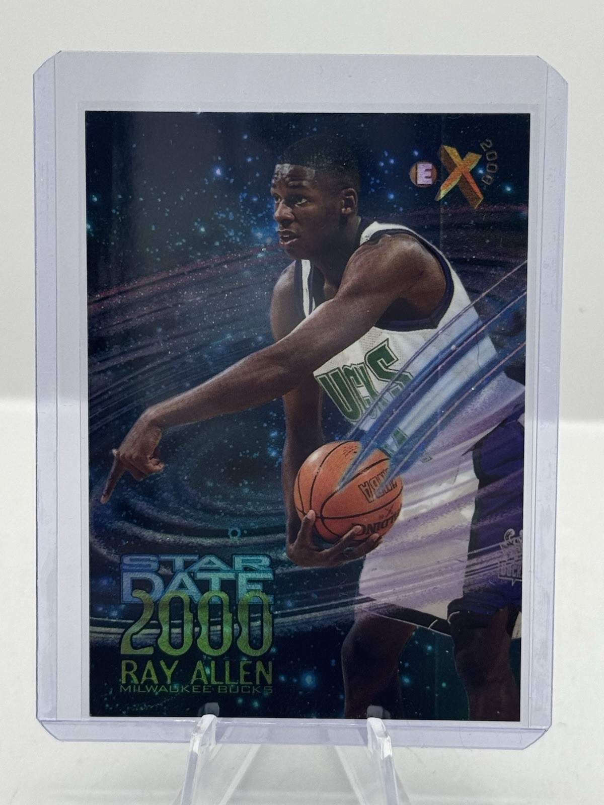 Ray Allen Star Date 2000 1996-97 Skybox EX2000 #2 Milwaukee Bucks
