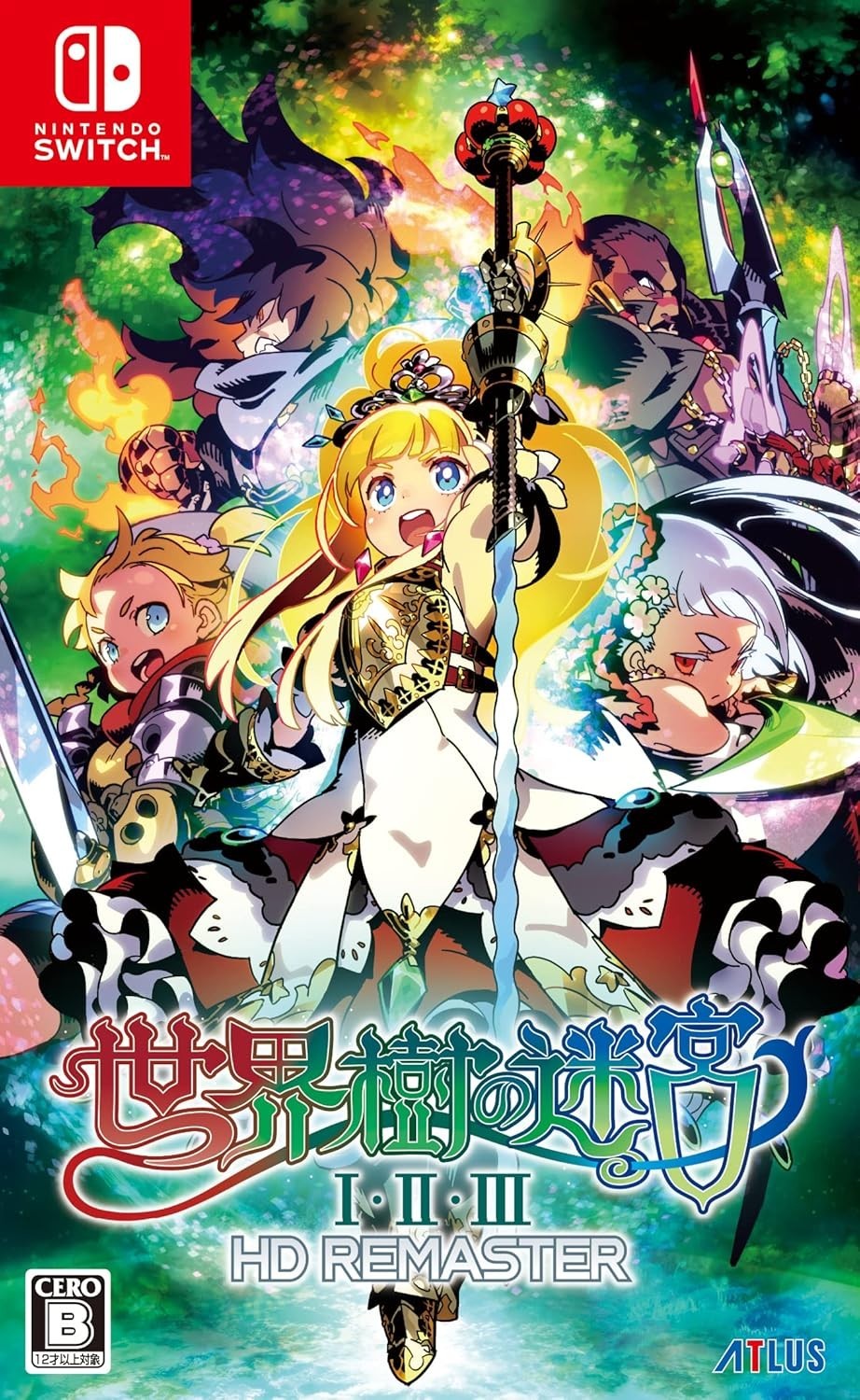 Etrian Odyssey HD Remaster I II III Switch Japan Version