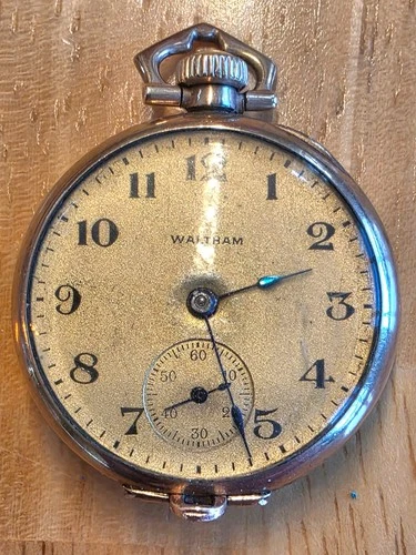 LADIES ANTIQUE WALTHAM  PENDANT POCKET WATCH NICE