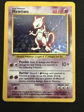 Mewtwo 010/102 Base Set Holo Unlimited
