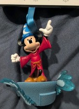 Disney Fantasia Sorcerer Mickey Mouse Sketchbook Christmas Ornament New With Tag