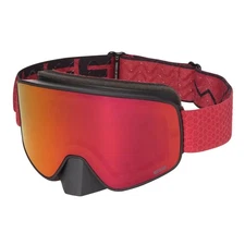 Ski-Doo Edge Snowmobile Goggles Snocross Anti Fog/Scratch Lens - Brick