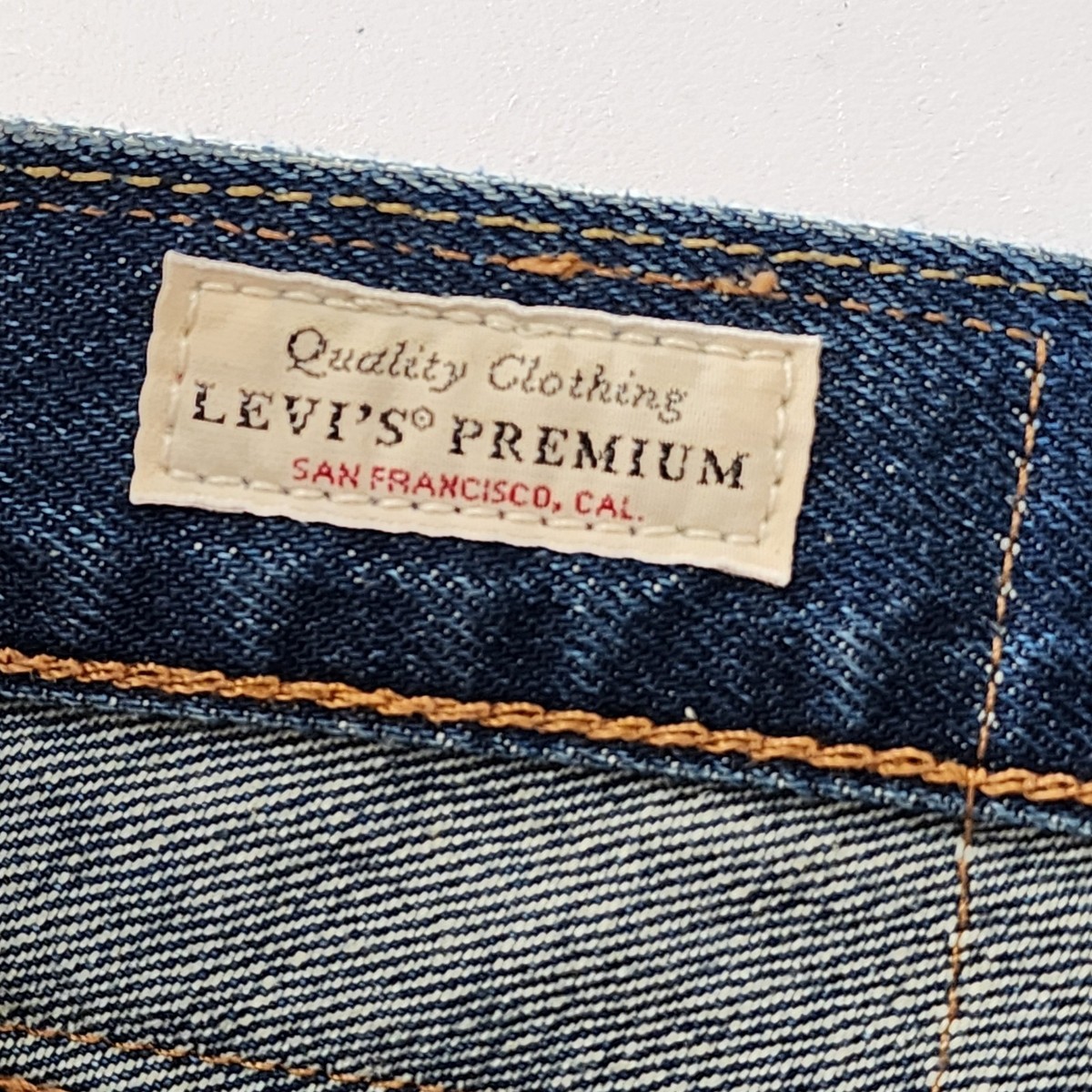 Levi's 551Z Straight Leg Jeans Mens 32x32 Blue Paint Splatter 90s