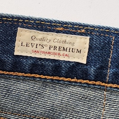 Levi's 551Z Straight Leg Jeans Mens 32x32 Blue Paint Splatter 90s