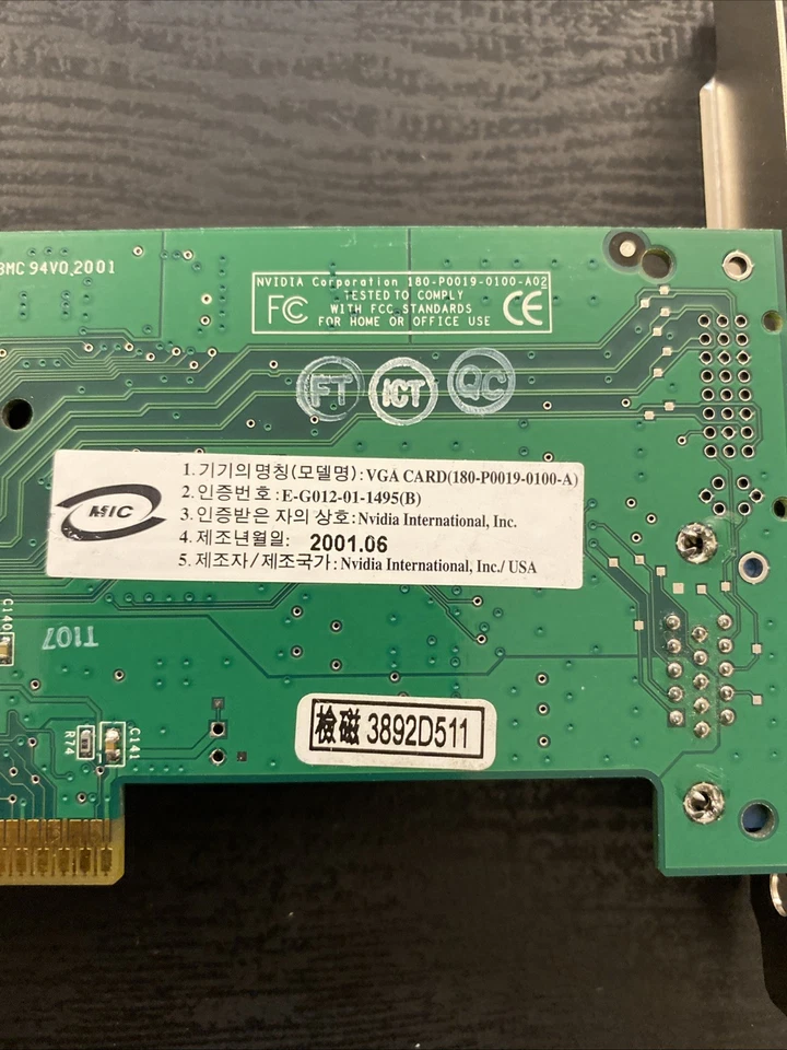 Genuine NVidia 16MB AGP Video Graphics Card for Dell Optiplex GX270 GX260 GX240 - Image 3 of 4