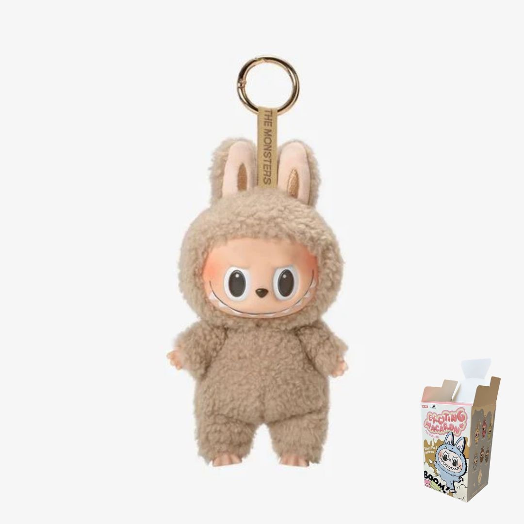 POP MART Labubu V1 Exciting Macaron The Monsters Series Toffee Plush AUTHENTIC