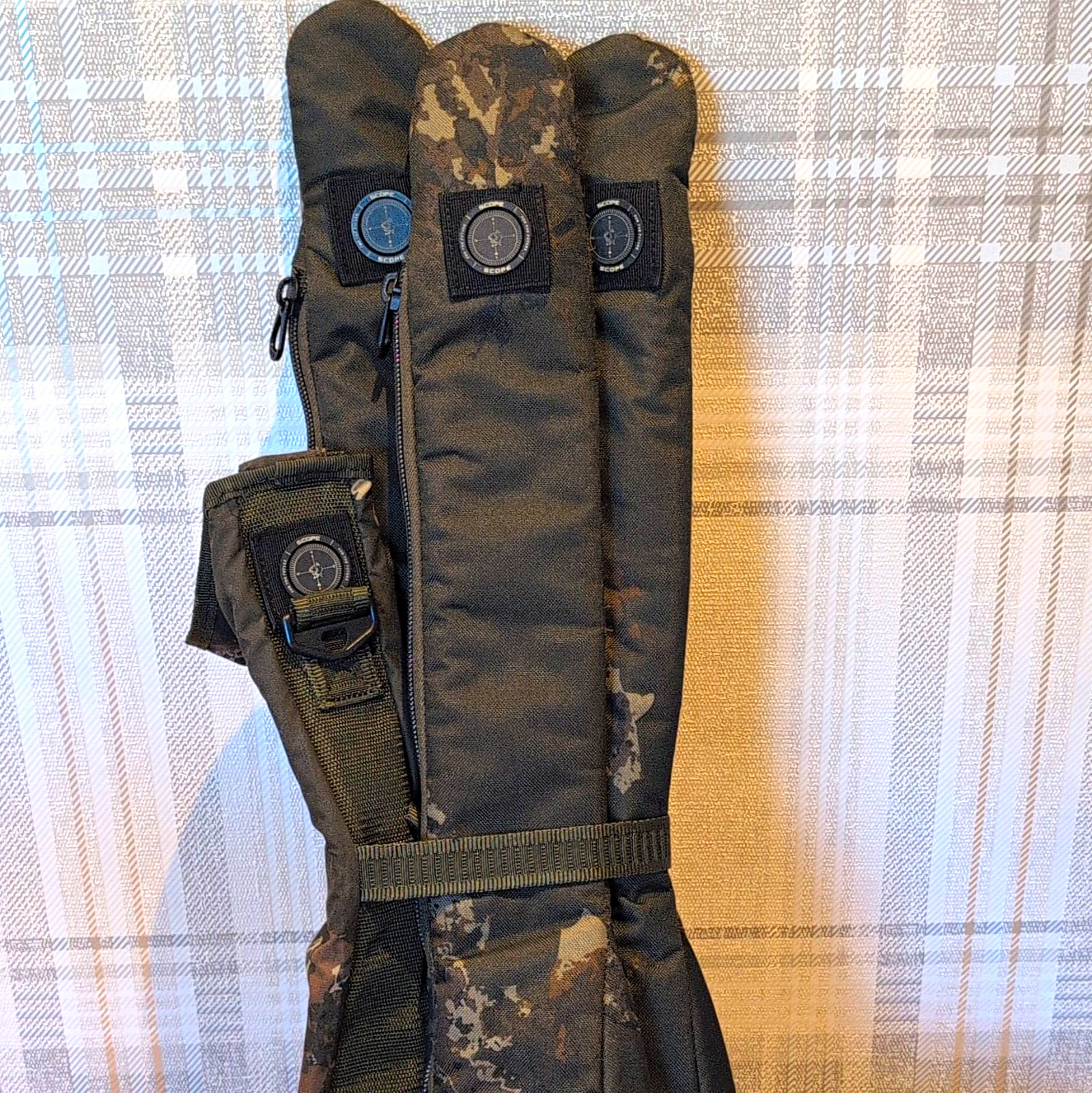 Nash Scope Black Ops 10ft Single Rod Sleeves X3 with Nash Scope Quiver. VGC