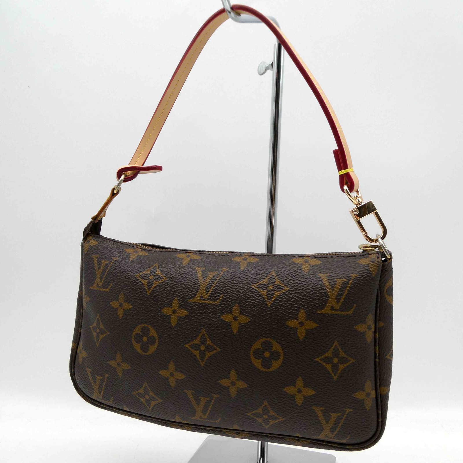 Louis Vuitton Pochette Accessoires Hand Bag PVC Leather M51980 Monogram 806