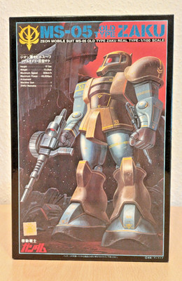 1:100 Gundam Zeon Mobile Suit MS-05 Old Type ZAKU (Real Type) Bandai Nr. 0001306