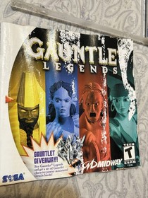 Gauntlet Legends (Sega Dreamcast, 1998) Midway Role-Playing tested working worn