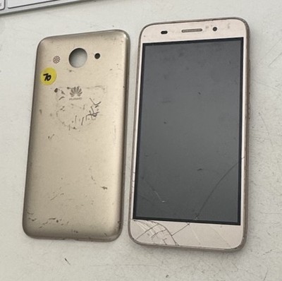 Huawei Y3 2017 CRO-U00 Defekt Spender Platine Kamera Micro Accu Etc Ok Gold