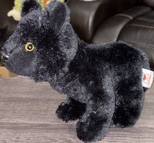 RARE Ganz Webkinz Black Wolf HM700 Stuffed Plush Dog NO CODE US95