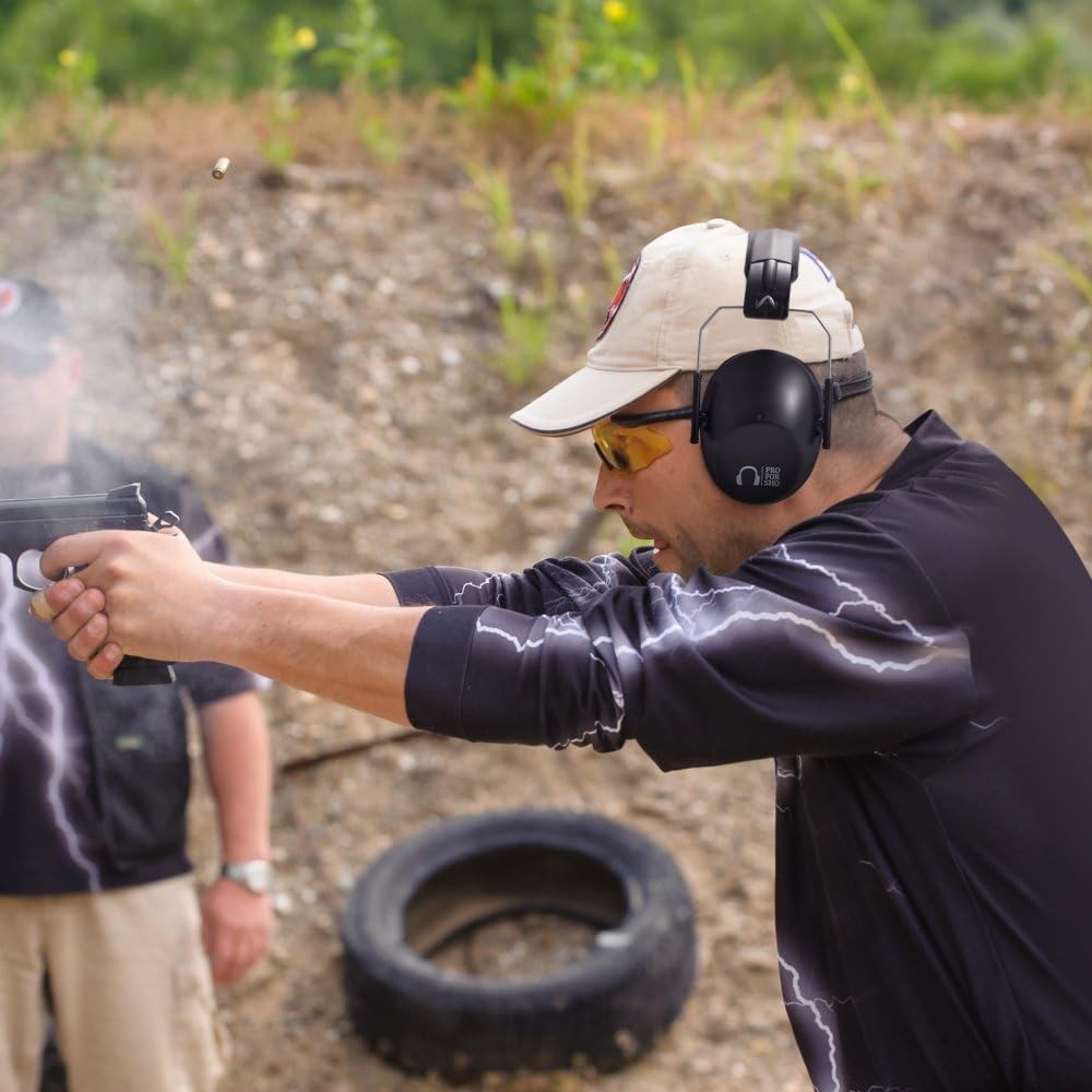 34Db NRR Hearing Protection Ear Muffs, Ear Protection for Shooting, Mowing, Work