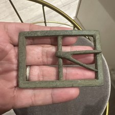 Civil War Confederate Forked Tongue Wishbone Belt Buckle