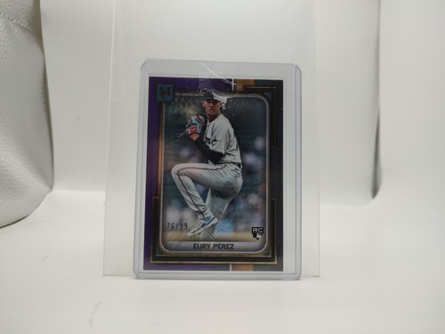 Eury Perez 2023 Topps Museum Collection Amethyst Rookie RC #/99 Marlins