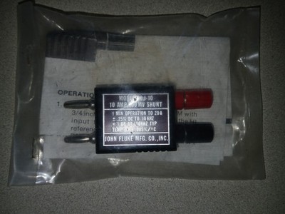 NOS Fluke 80J-10 - 10 Amp 100MV Shunt with paperwork FREE SHIP