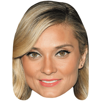 Spencer Grammer (Smile) Celebrity Mask, Flat Card Face, Fancy Dress Mask