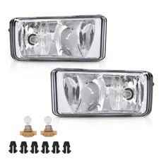 For 2007-2013 Chevy Silverado 1500 2500 3500 Tahoe Clear Bumper Fog Lights Pair
