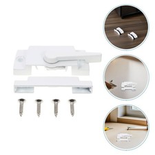 6 Sets Child Safety Lock Window Security Device Sliding Door Sash Black