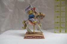Cherished Teddies Bill FRIENDS LIKE YOU ARE ALWAYS TRUE BLUE Carousel Horse Bear