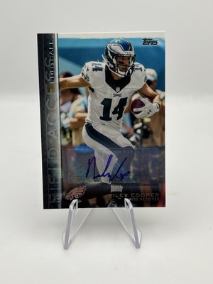 2015 Topps Riley Cooper Field Access Auto SP Certified Autograph #17 Eagles NFL