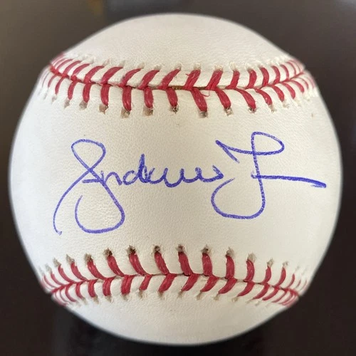 Andruw Jones Signed Autographed MLB Baseball HOF