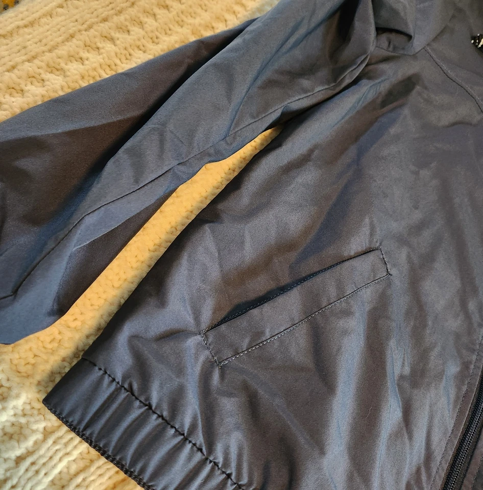 VANS Kastle MTE Windbreaker Jacket Womens Small XS NAVY Hooded Zip VN0A3XUDVY - Image 2 of 4