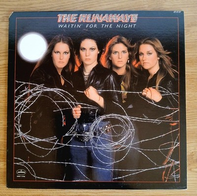 THE RUNAWAYS - WAITIN FOR THE NIGHT -VINYL LP  1977-MERCURY SRM-1-3705 -USA