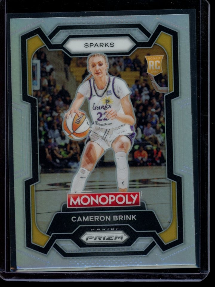 2024 Panini Prizm Monopoly WNBA #39 Cameron Brink Silver Prizms