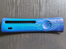 Microsoft Xbox 360 Original Blue Hot Rod Faceplate Console Replacement Part