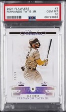 2021 PANINI FLAWLESS #3 FERNANDO TATIS JR. 11/20 PSA 10