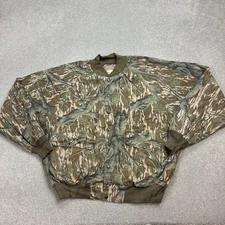 RealTree Jacket Adult X Large Brown Workwear Canvas Camo Hunting Coat Mens