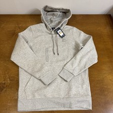 Under Armour Hoodie Mens Small Beige Pullover Long Sleeve Cold Gear Storm