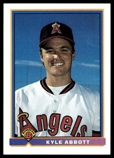 1991 Bowman Kyle Abbott California Angels #187
