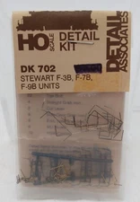 Detail Associates DK702 HO Scale Stewart F 3B - F 7B - F 9B Units Detail Kit