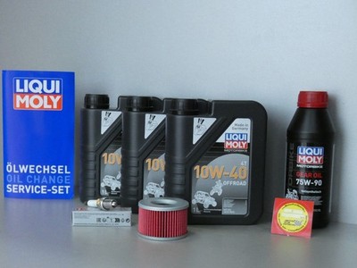 Wartungset Honda TRX 680 FA Foutrax Rincon Motoröl Getriebeöl Ölfilter Zündkerze