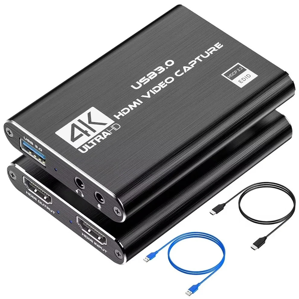 4K HDMI Capture Card USB 3.0 – 1080P 60FPS Video Recorder for Streaming 🔥