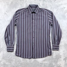 Dolce & Gabbana Button Down Dress Shirt multicolor Striped Made In Italy 41/16