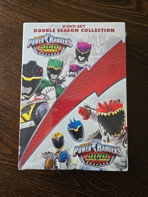 RARE OOP Power Rangers Dino Charge/Super Charge Double Season DVD