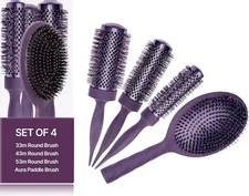 COCCO Aura Brush Set of 4, Purple