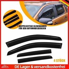 Für Ford Ranger 2012-2022 Regenabweiser Windabweiser Seitenscheiben PC Schwarz